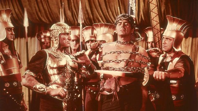 Una scena tratta dal film Sansone e Dalila