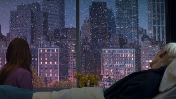 Una scena tratta dal film La stanza accanto