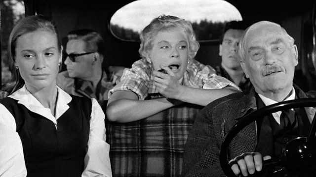 Una scena tratta dal film Il posto delle fragole