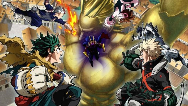 Una scena tratta dal film My Hero Academia: You're Next