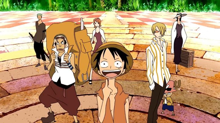 Una scena tratta dal film One Piece: L'isola segreta del barone Omatsuri