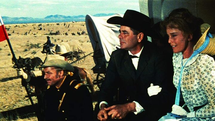 Una scena tratta dal film Cimarron