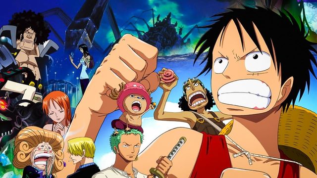 Una scena tratta dal film One Piece: I misteri dell'isola meccanica