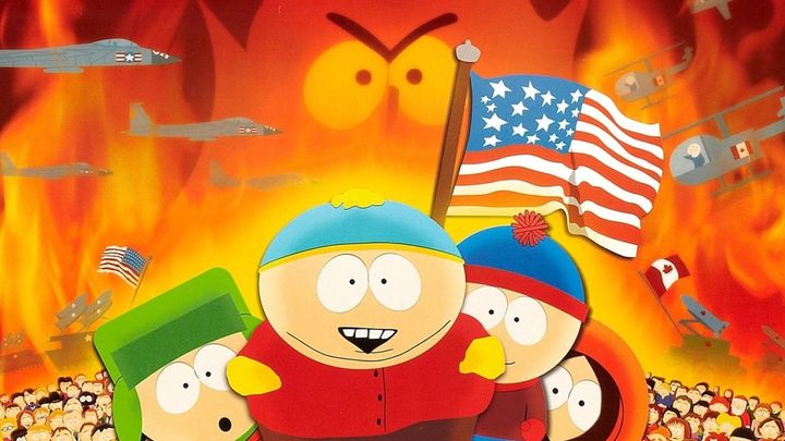 Una scena tratta dal film South Park: Il film - Più grosso, più lungo & tutto intero